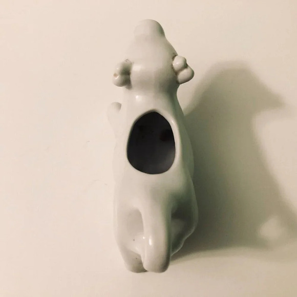 Vintage Porcelain White Cow Creamer 5.5 Inch  Long Farm Animal - Picture 14 of 15
